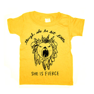 Fierce Lion : kids t-shirt