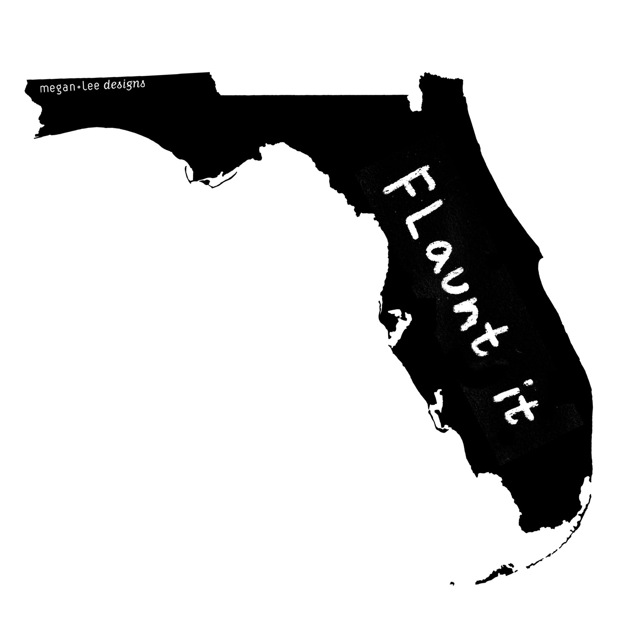 Florida : FLaunt it unisex tri-blend tee, Unisex Apparel - Megan Lee Designs