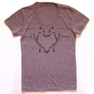 Greyhounds : women tri-blend tee, Women's Apparel - Megan Lee Designs