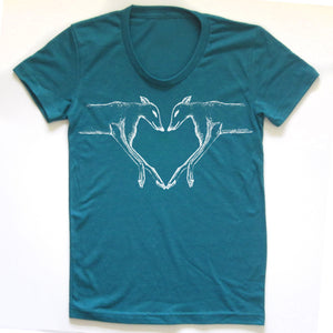 Greyhounds : women tri-blend tee, Women's Apparel - Megan Lee Designs