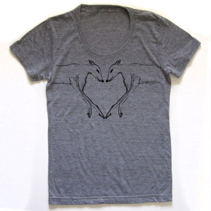 Greyhounds : women tri-blend tee, Women's Apparel - Megan Lee Designs