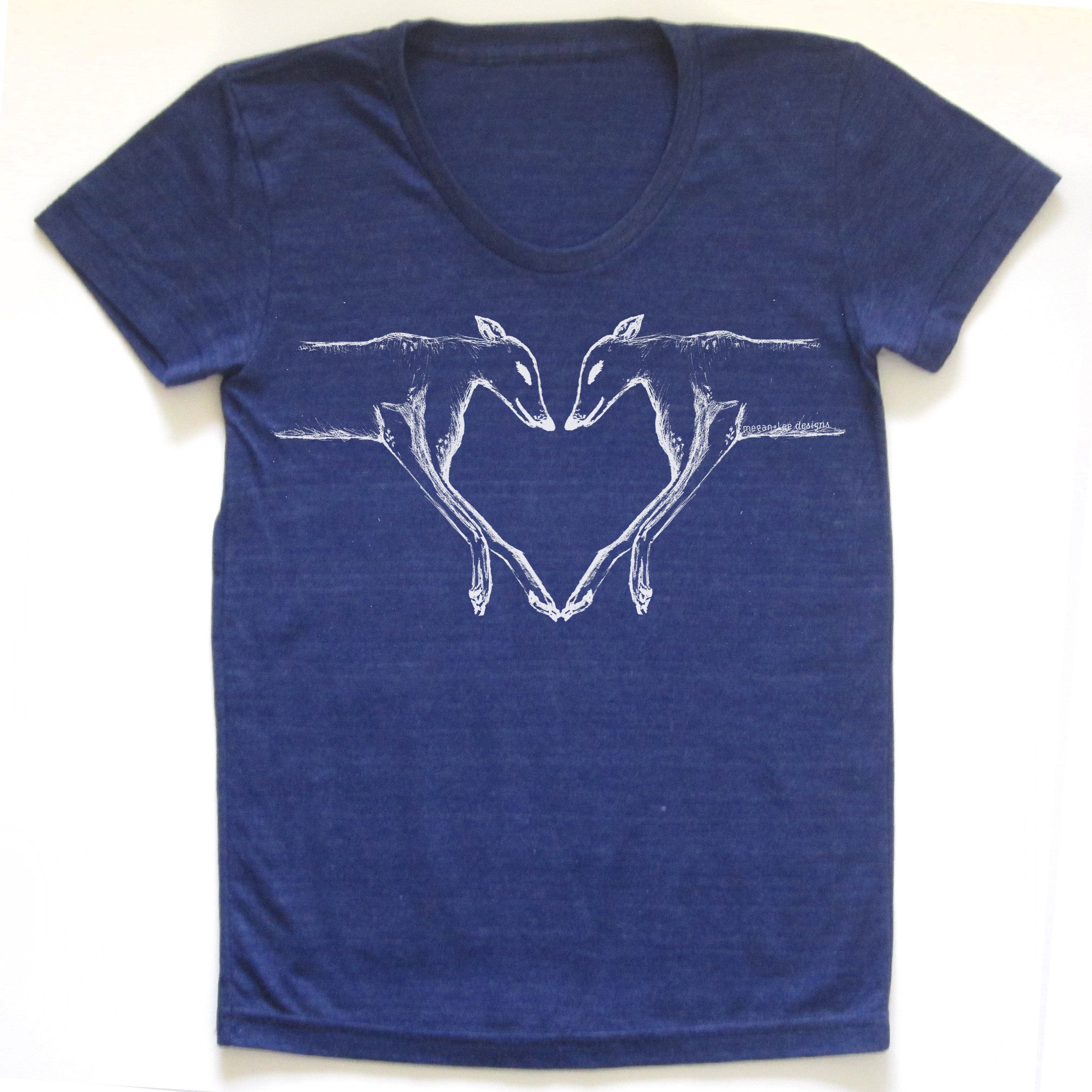 Greyhounds : women tri-blend tee, Women's Apparel - Megan Lee Designs
