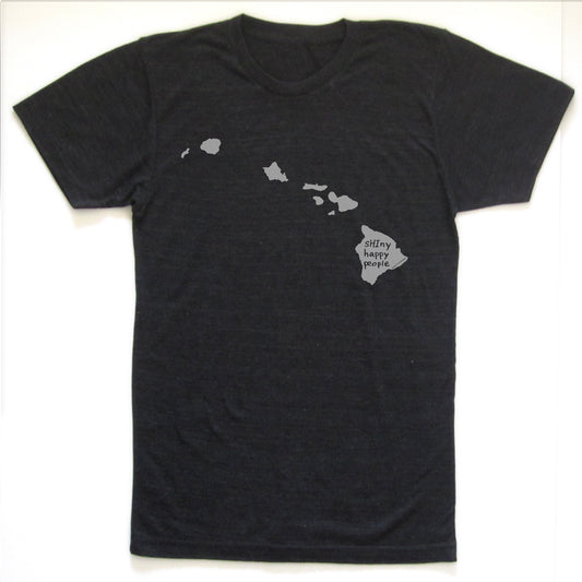 Hawaii : sHIny happy people unisex tri-blend tee, Unisex Apparel - Megan Lee Designs