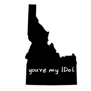Idaho : you're my IDol women tri-blend tee, Women's Apparel - Megan Lee Designs