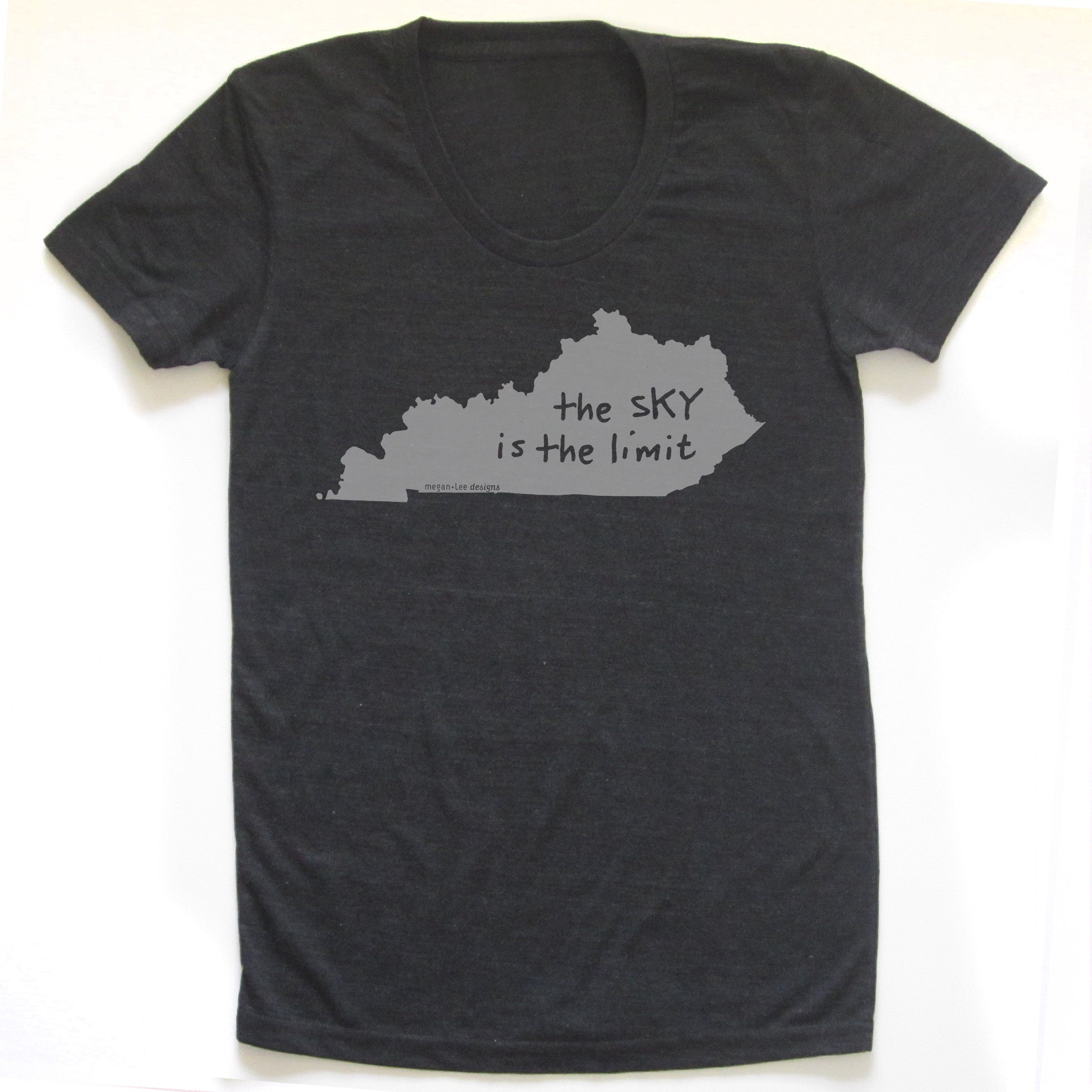 Kentucky : the sKY is the limit women tri-blend tee, Women's Apparel - Megan Lee Designs