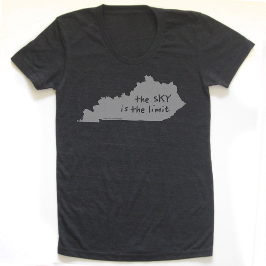 Kentucky : the sKY is the limit women tri-blend tee, Women's Apparel - Megan Lee Designs