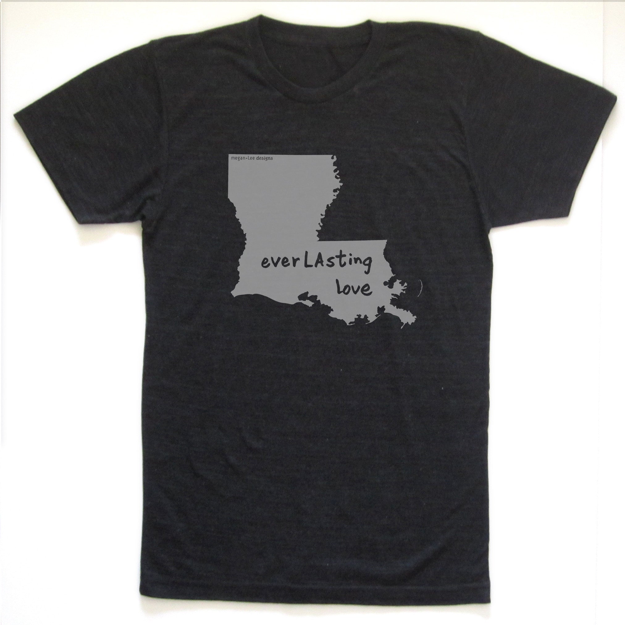 Louisiana : everLAsting love unisex tri-blend tee, Unisex Apparel - Megan Lee Designs