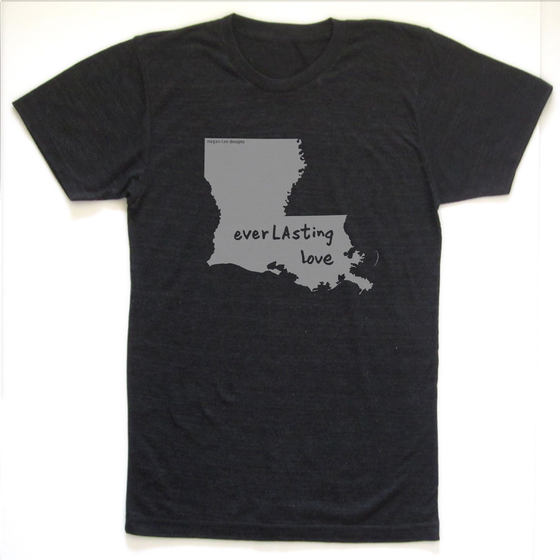 Louisiana : everLAsting love unisex tri-blend tee, Unisex Apparel - Megan Lee Designs