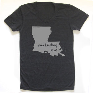 Louisiana : everLAsting love women tri-blend tee, Women's Apparel - Megan Lee Designs