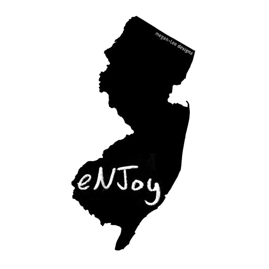 New Jersey : eNJoy unisex tri-blend tee, Unisex Apparel - Megan Lee Designs