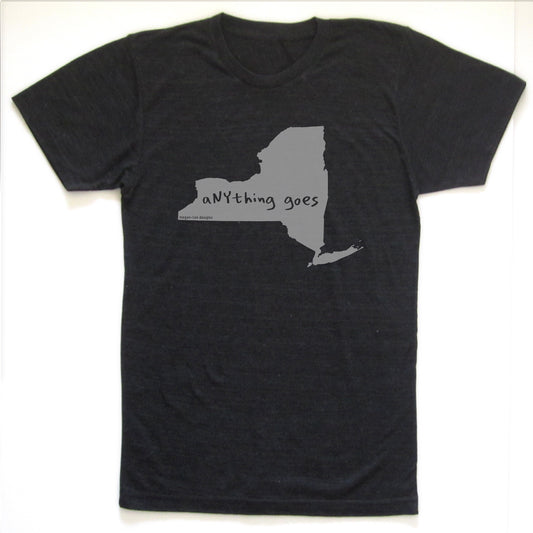 New York : aNYthing goes unisex tri-blend tee, Unisex Apparel - Megan Lee Designs