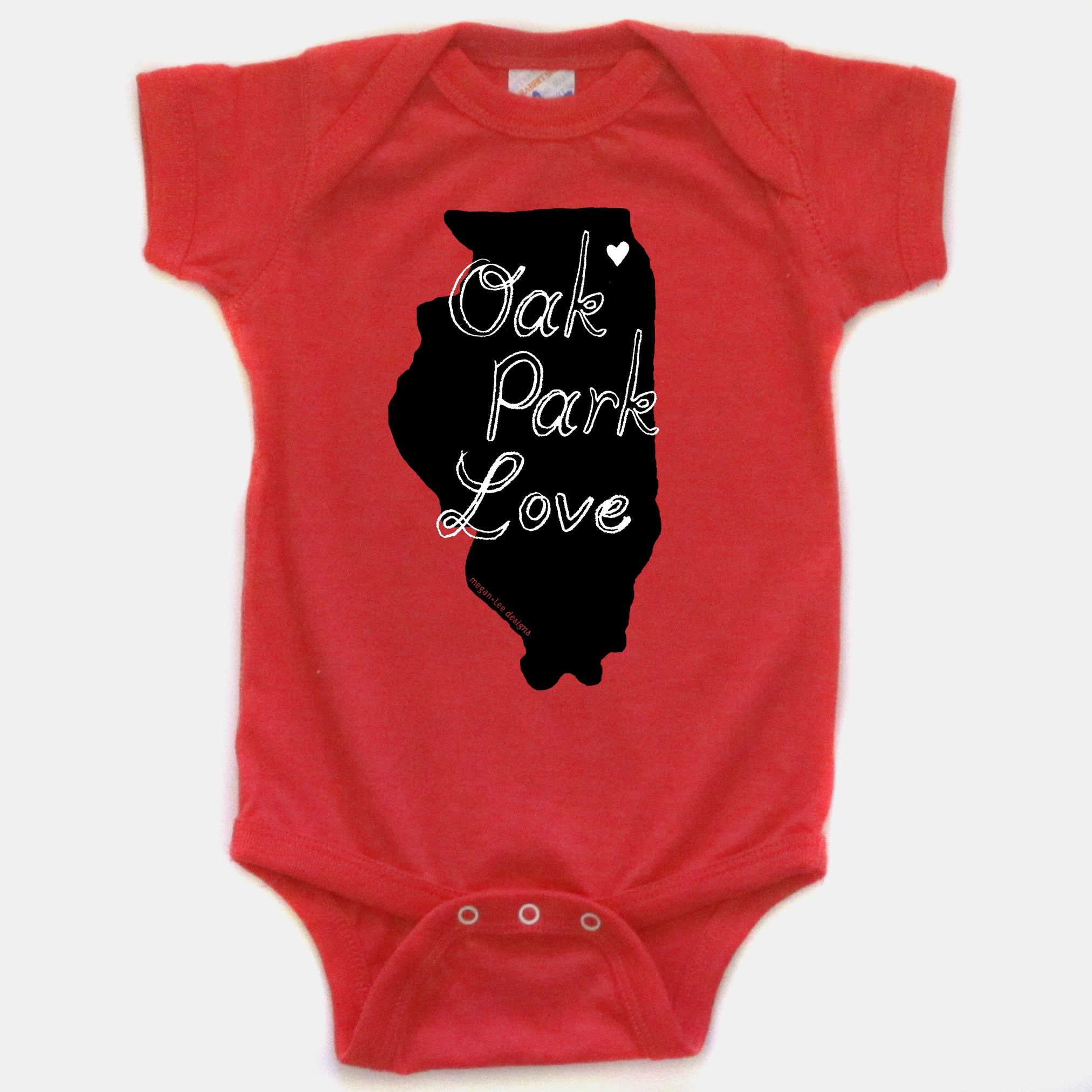 Oak Park Love (Illinois) : Baby Bodysuit