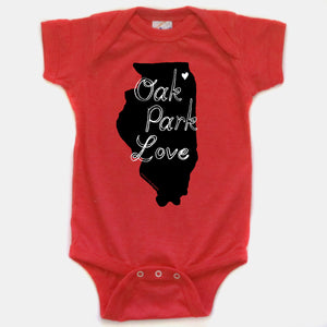 Oak Park Love (Illinois) : Baby Bodysuit