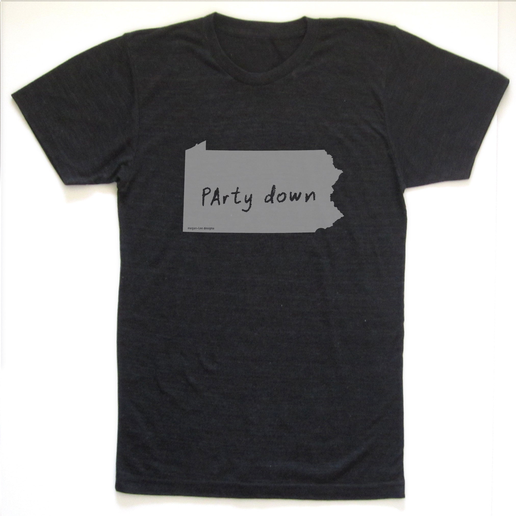 Ready to ship! SALE: Pennsylvania : PArty down unisex tri-blend tee