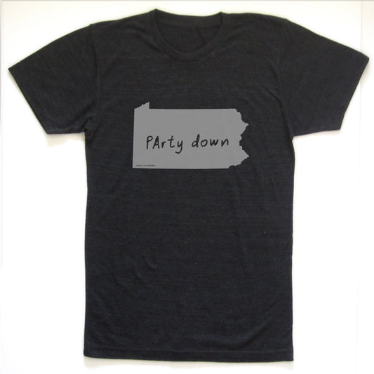 Ready to ship! SALE: Pennsylvania : PArty down unisex tri-blend tee