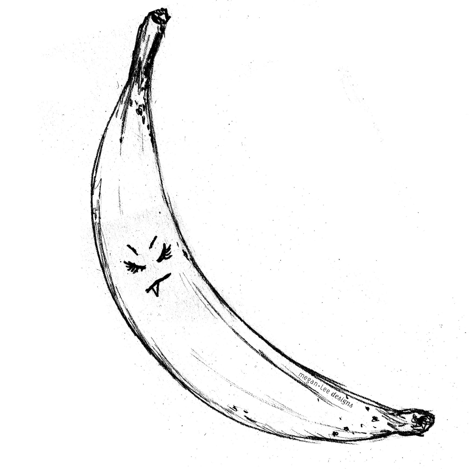 Snaggletooth Banana : unisex tri-blend tank, Unisex Apparel - Megan Lee Designs