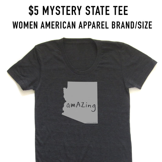 Mystery State T-shirt – Women's Tri-Blend Shirt | Soft Cotton American Apparel Tee