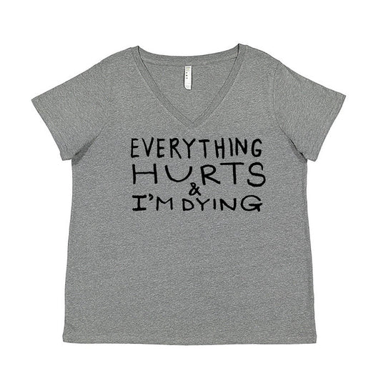 Plus Size T-Shirts - Women's Plus Soft Cotton Graphic Print Tee by Megan Lee Designs