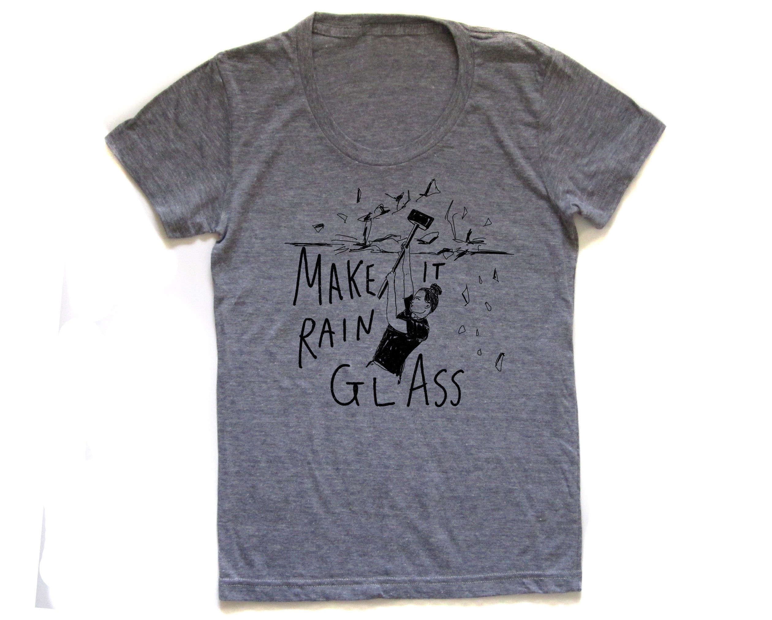 Rain Glass : women's tri-blend tee