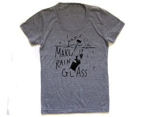 Rain Glass : women's tri-blend tee