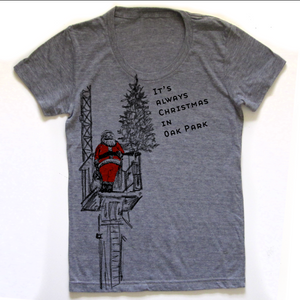 Oak Park Santa : Women's Tee