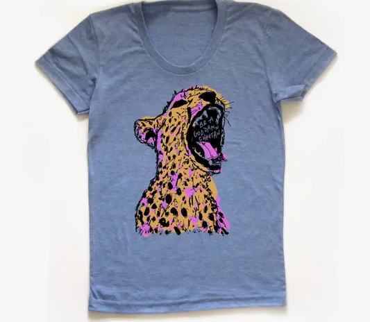 Women's Graphic Tee – GD Cheetah Glennon Doyle Shirt | Soft Tri-Blend V-Neck