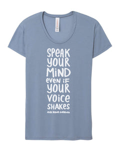 Speak Your Mind (RBG) : Women's Slinky Shirt