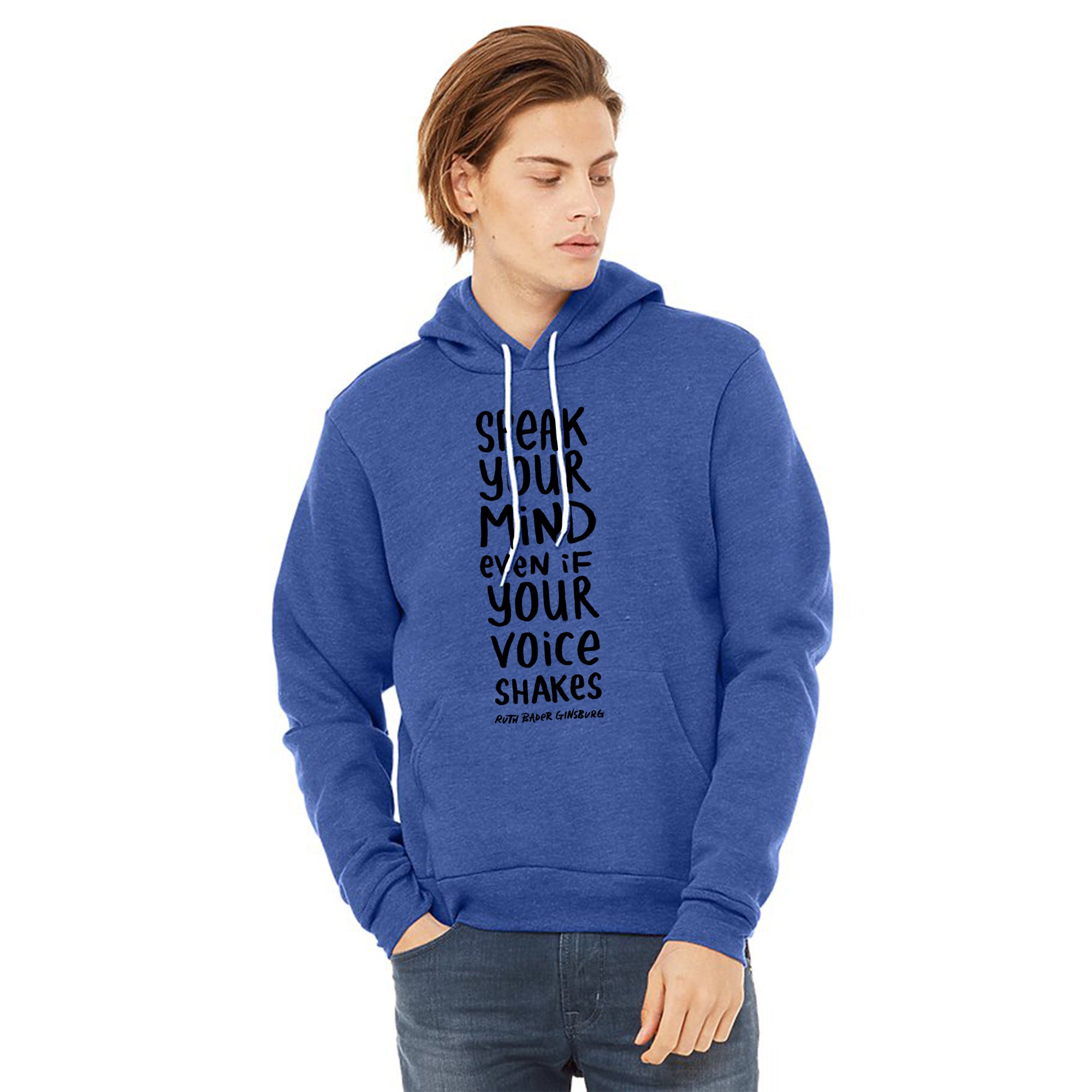 Speak Your Mind (RBG) : Unisex Premium Hoodie