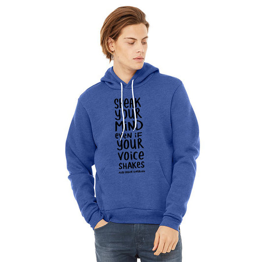 Unisex Premium Hoodie – Soft Bella Cotton Sweatshirt With RBG Quote Print