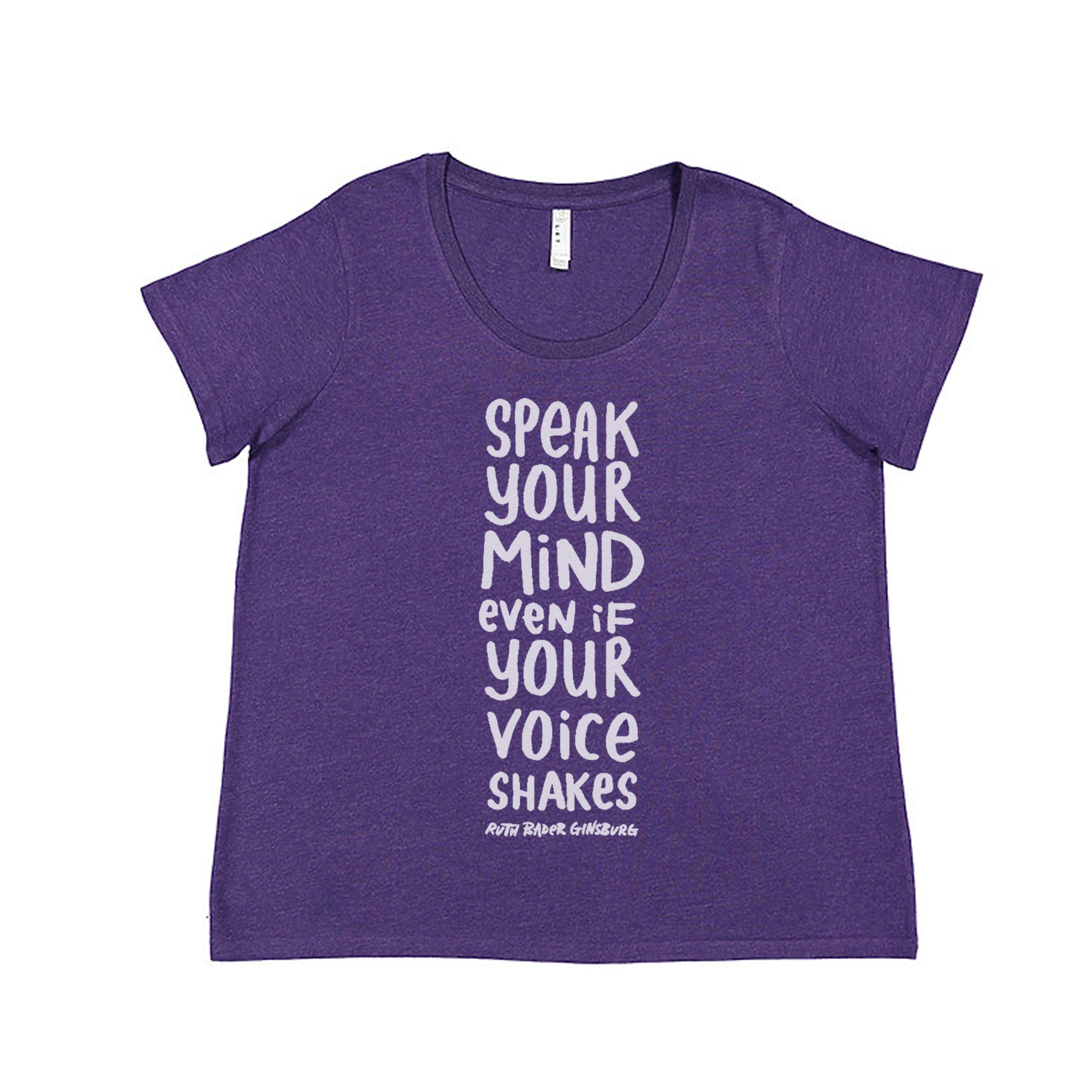 Speak Your Mind (RBG) : Women's Plus-Size Tee