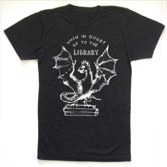 Book Dragon : unisex tri-blend T