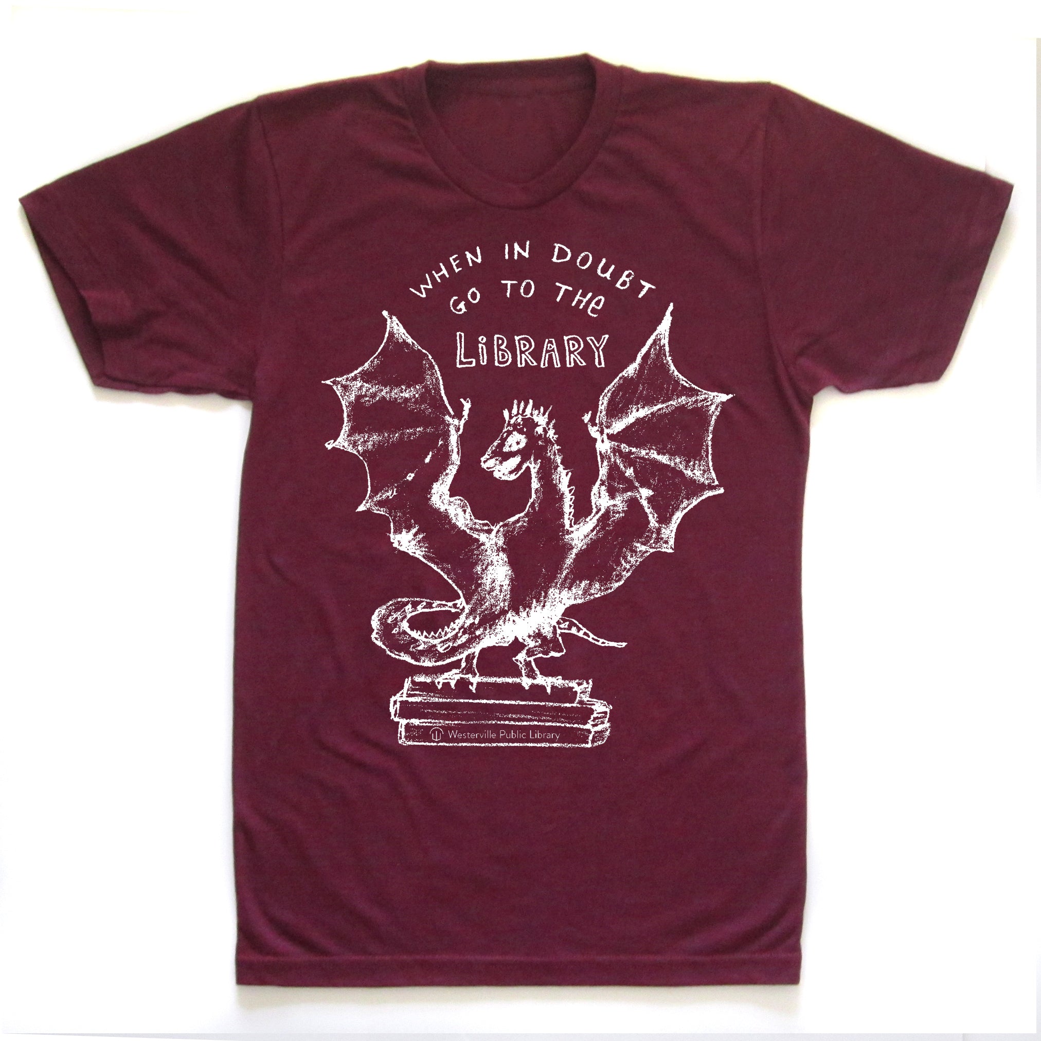 Book Dragon : unisex tri-blend T