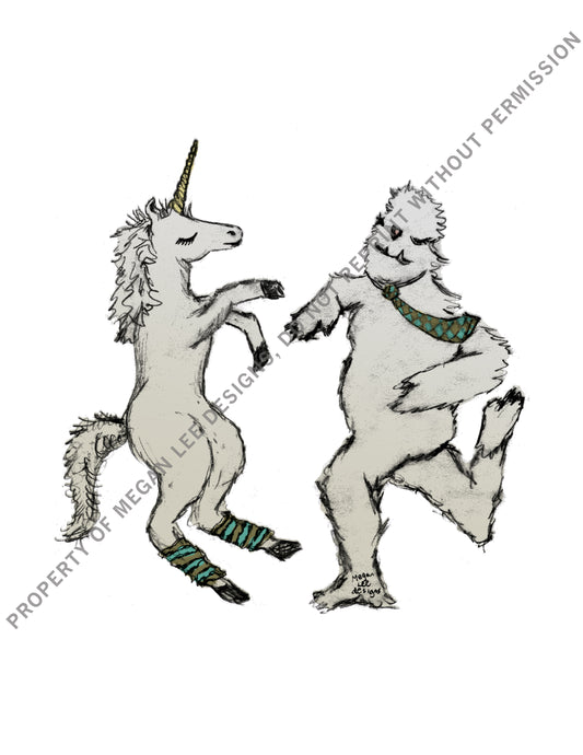 Uni & Yeti Digital Download (Print)