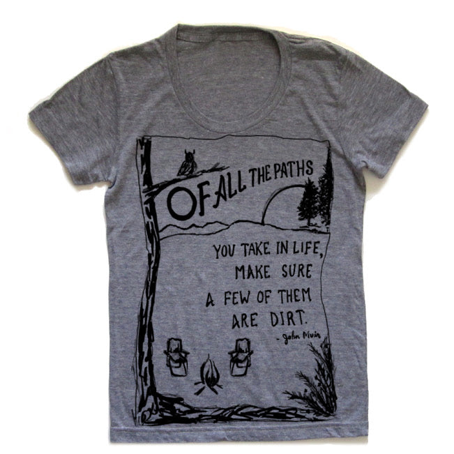 Paths : women's tri-blend tee