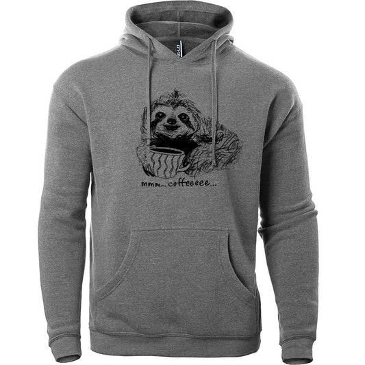 Coffee Sloth : Unisex Hoodie