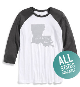 State of Mind Baseball T - All 50 states available