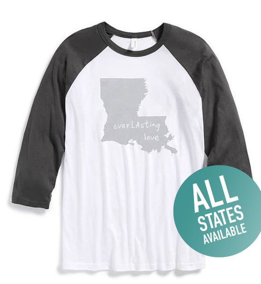 Baseball T Shirt - State Of Mind Tri Blend Tee | Soft Cotton Polyester Blend Sportswear