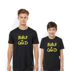 BLACK & GOLD :  Unisex T-shirt, Crew, Soccer, Columbus, Fan
