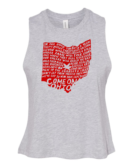 Come On Ohio : Women's Crop Tank