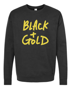 Black & Gold Columbus Crew Hoodie or Sweatshirt : Unisex Free Shipping