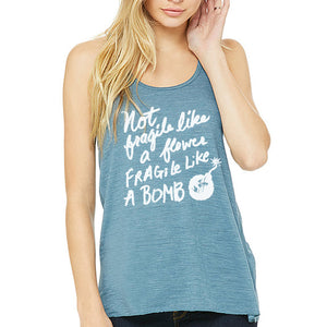 Flower Bomb : flowy racerback tank