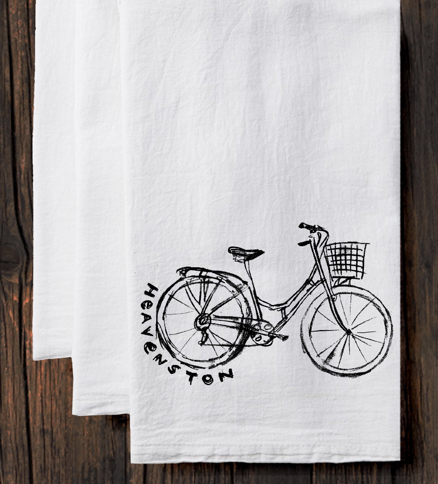 Heavenston : tea towel