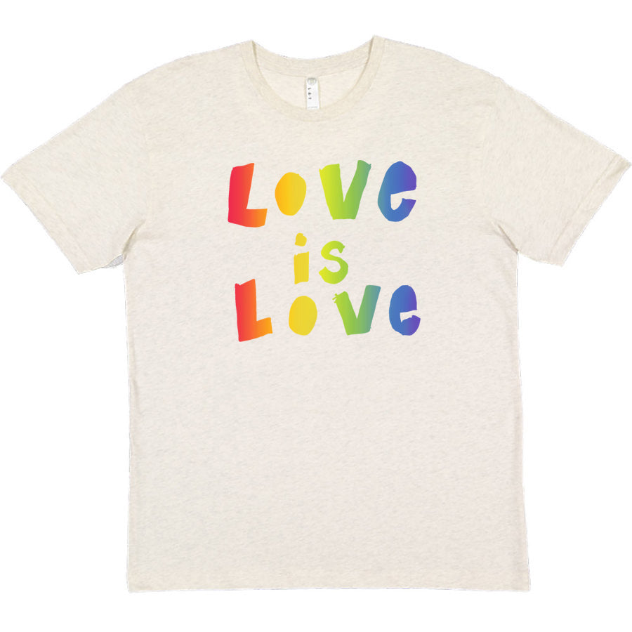 Love is Love : unisex tri-blend tee