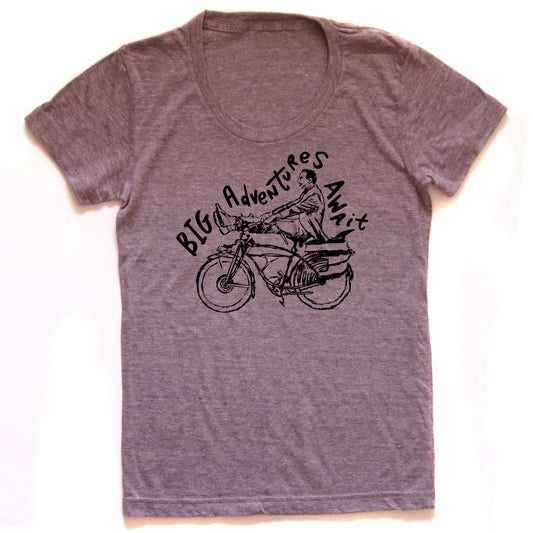 Big Adventures Await : Women's Tee