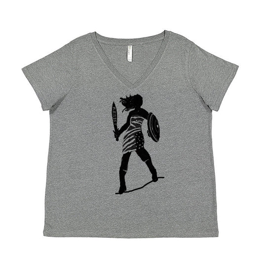 Plus Size T-Shirt Resist Graphic Tee – Soft Cotton Women's Plus Shirts by Megan Lee Designs