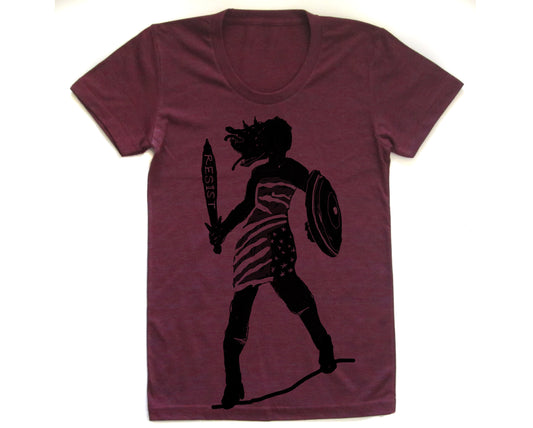 Women's Tri-Blend Tee - Soft Cotton Rayon Polyester Shirt | ACLU Donation