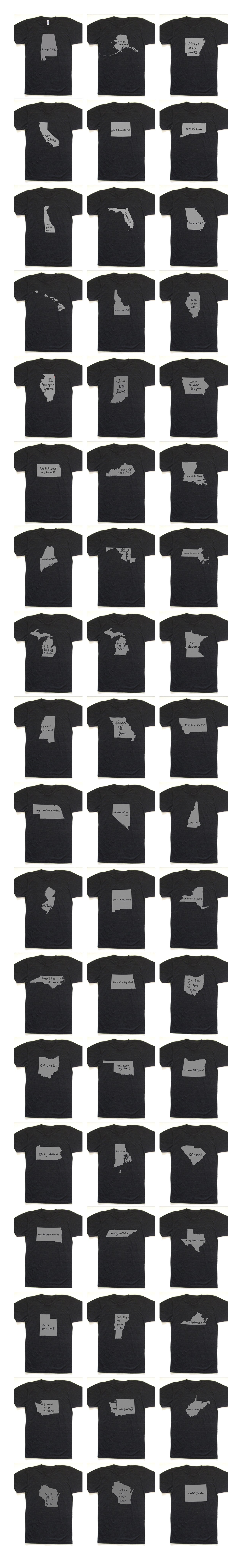 State of Mind Unisex Tee - All 50 states available