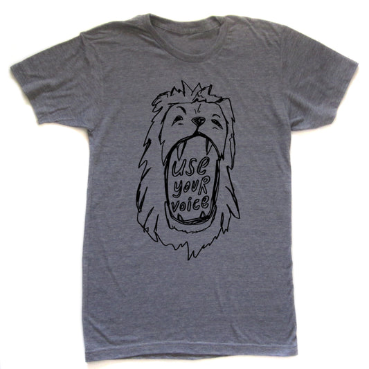 Unisex Graphic Tee – Soft Tri-Blend T-Shirt | Hand Printed Statement Shirt by Megan Lee