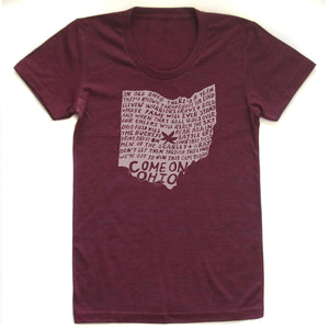 Come on Ohio : Women's Tee or V-neck