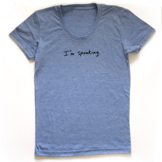 Women's Speaking Tee - Tri-Blend Shirt With Scooped Neckline | Megan Lee Designs